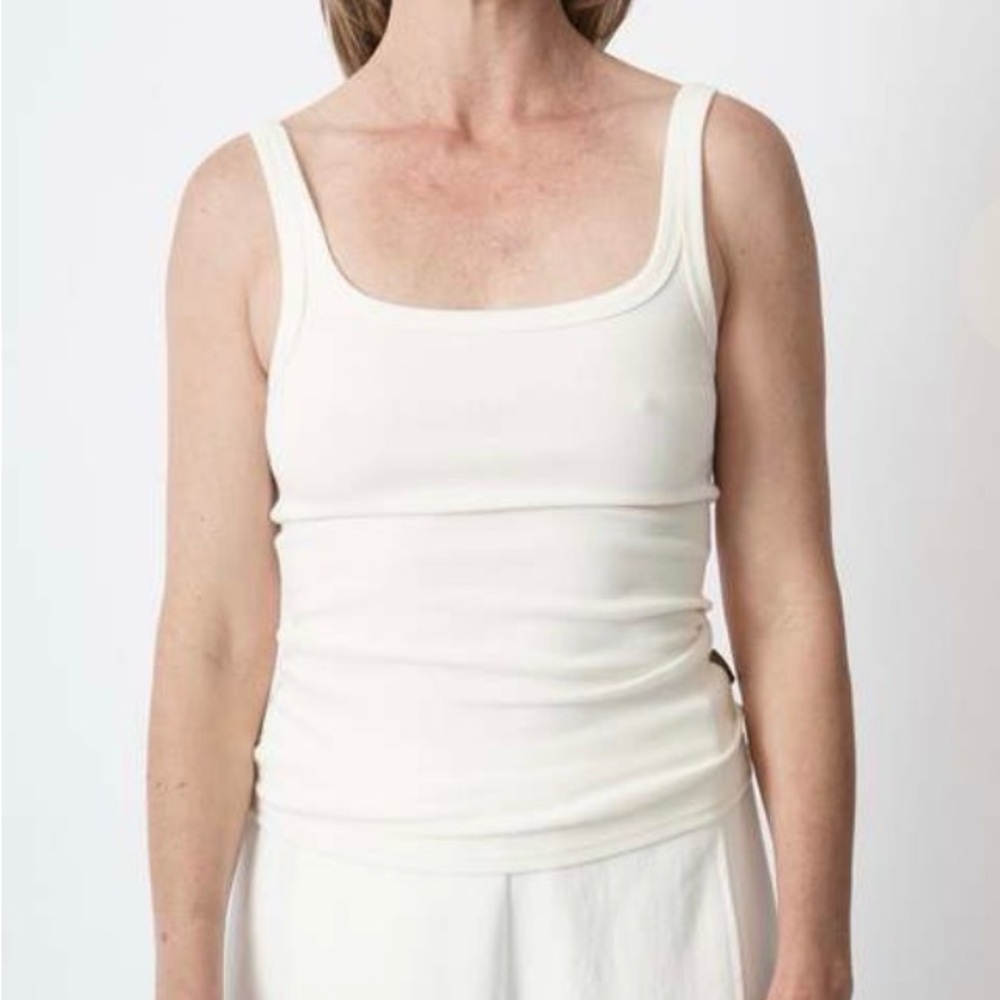 Jamie Haller The Undershirt Tank Natural White S